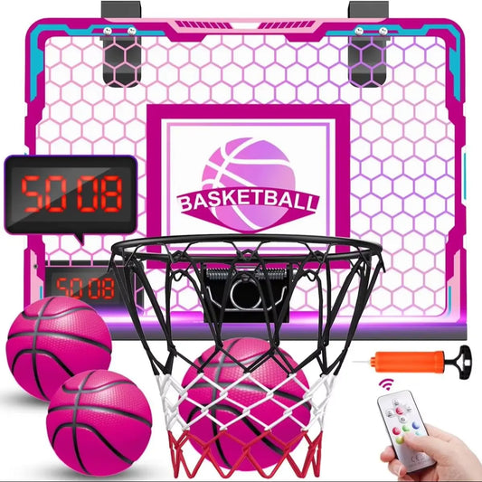 VATOS Basketball Hoop Mini Scoreboard for Girls 7-Color