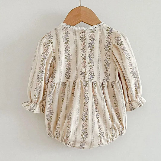 Vine Print Princess Romper