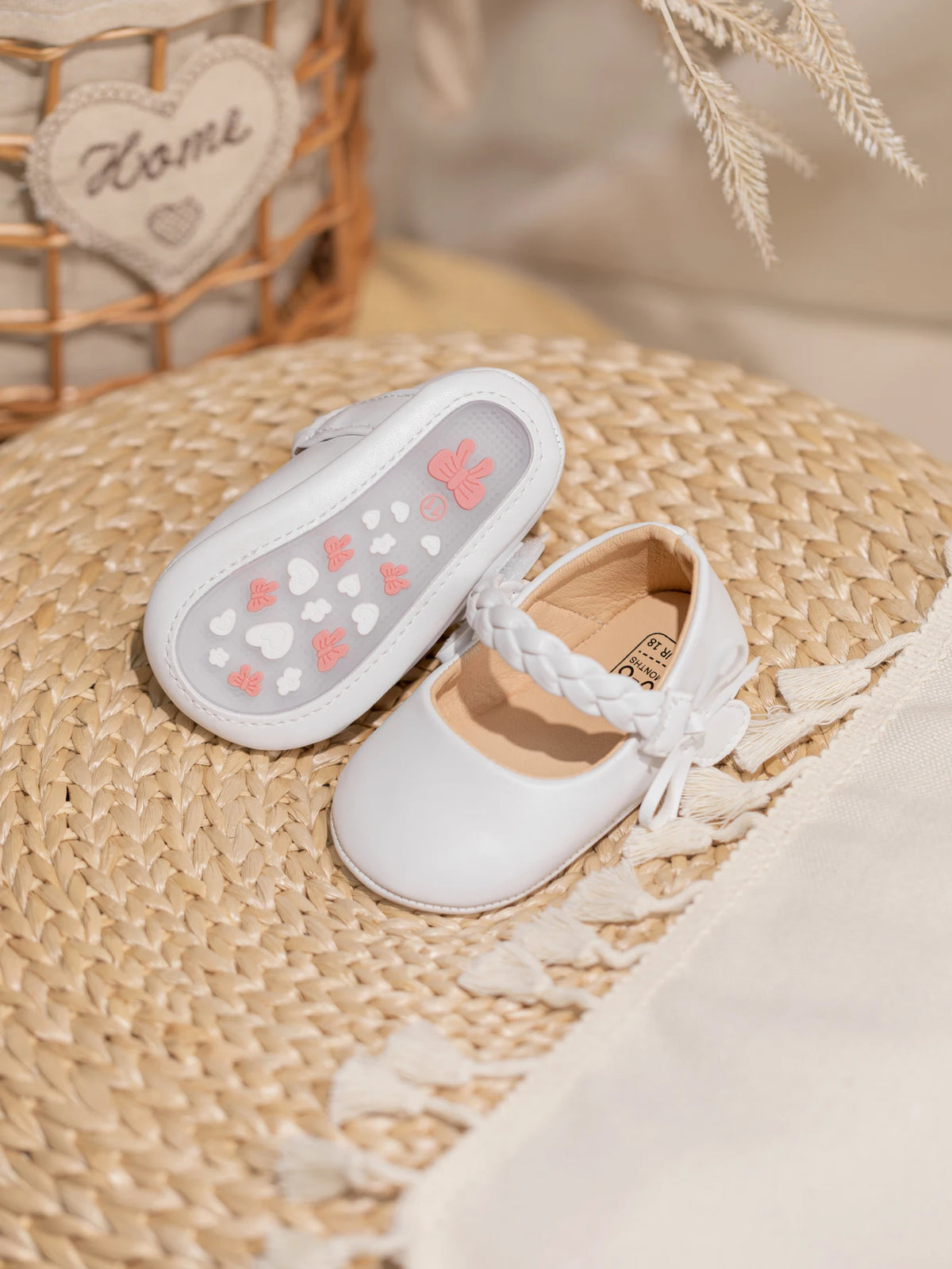 Baby's First Pair of Toddler Shoes Baby Girls Shoes Rubber material Breathable Non-slip Girls