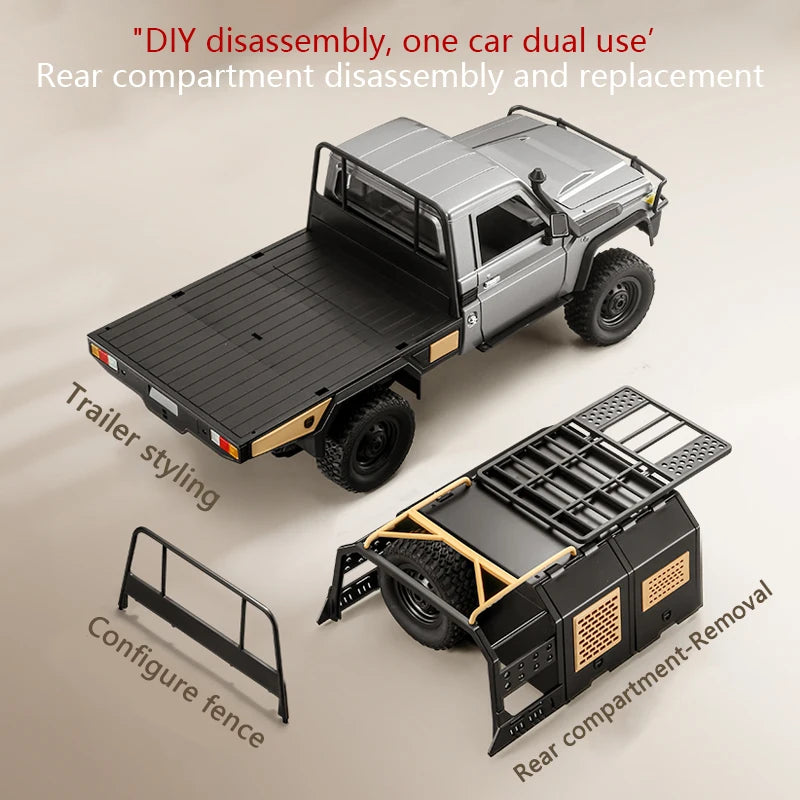 MN82S LC79 MN82Pro MN82T 2.4G 1:12 Full Scale Pickup Short Truck 4WD Climbing Car RC Car Remote Control Toy Christmas Xmas Gift