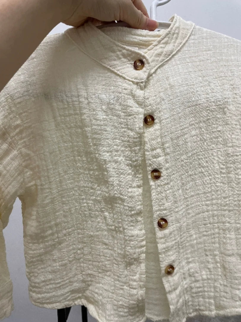 Neji Casual Stand-Up Collar Button Boys Shirt Tops - GuGuTon baby store - Baby Fashion - Toddlers Outfits - Babies Outfits - Toddler Clothes - Kids Clothing - Newborn Clothes - Newborn Wear - Kids Wear - Trending Clothes - Trending Outfits - Fall Fashion - Winter Fashion - Girls Clothes - Boys Clothes - Babies Wear - Kids Accessories - KidsWear - Summer Clothes - Summer Fashion - Summer Trend - Falls Sweaters - Tops - Bottom - Jeans - Blouse - Dresses - Newborn Dresses - Toys