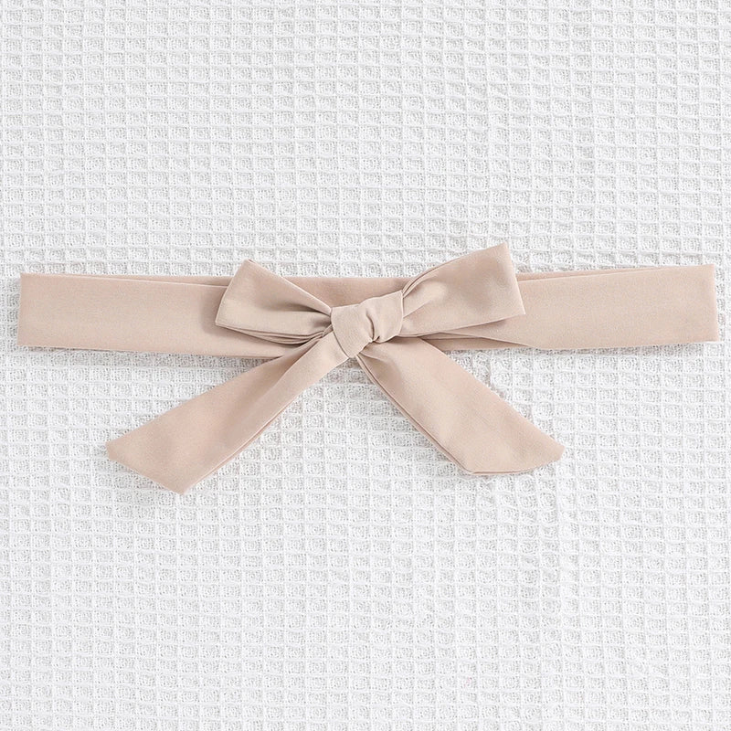 Emma Kids Dress for Girls with Pleated Skirt and Bow Tie