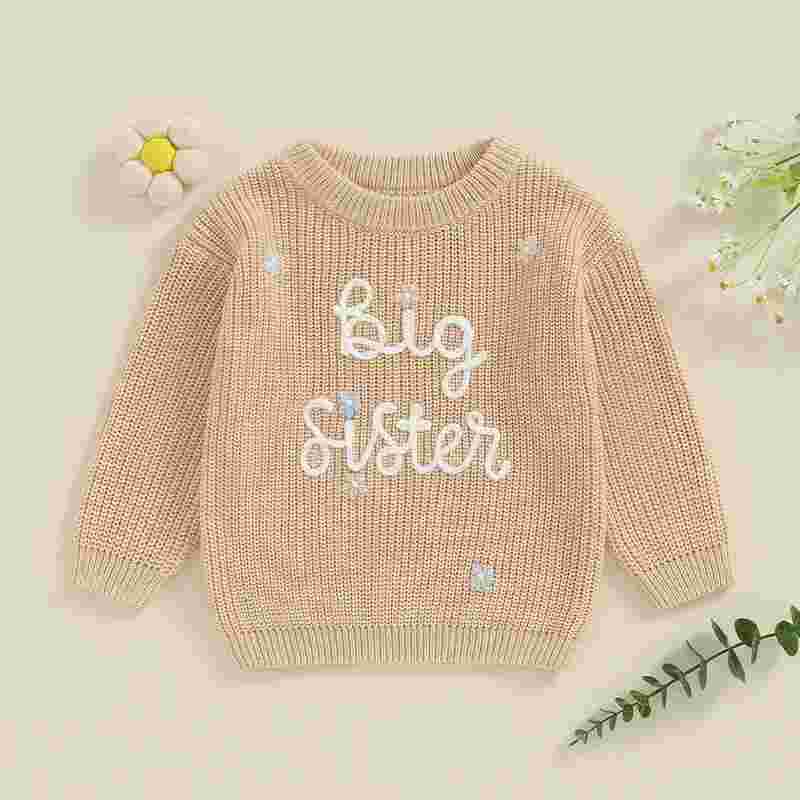 Cambria Girls Big Sister Sweater - Toddler Knit Pullover