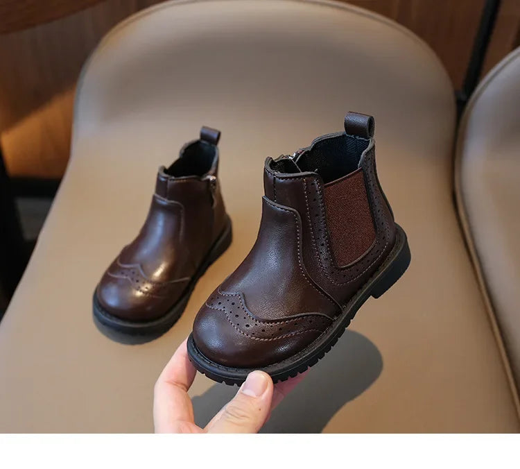 Versatile Baby Girl Boot Must-have Outdoor Lounging for Spring Autumn Clssic Princess Chelsea Short Boots Shoes