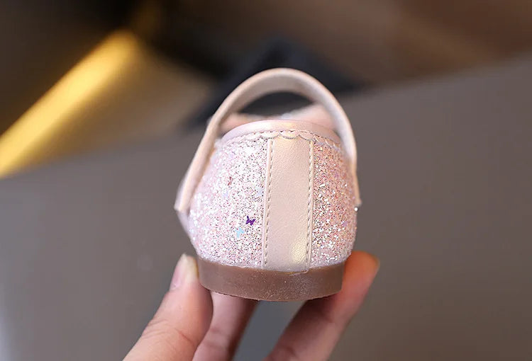 Girl Dresses Casual Shoes 2025 Spring Autumn New Children Fashion Princess Leather Shoes
