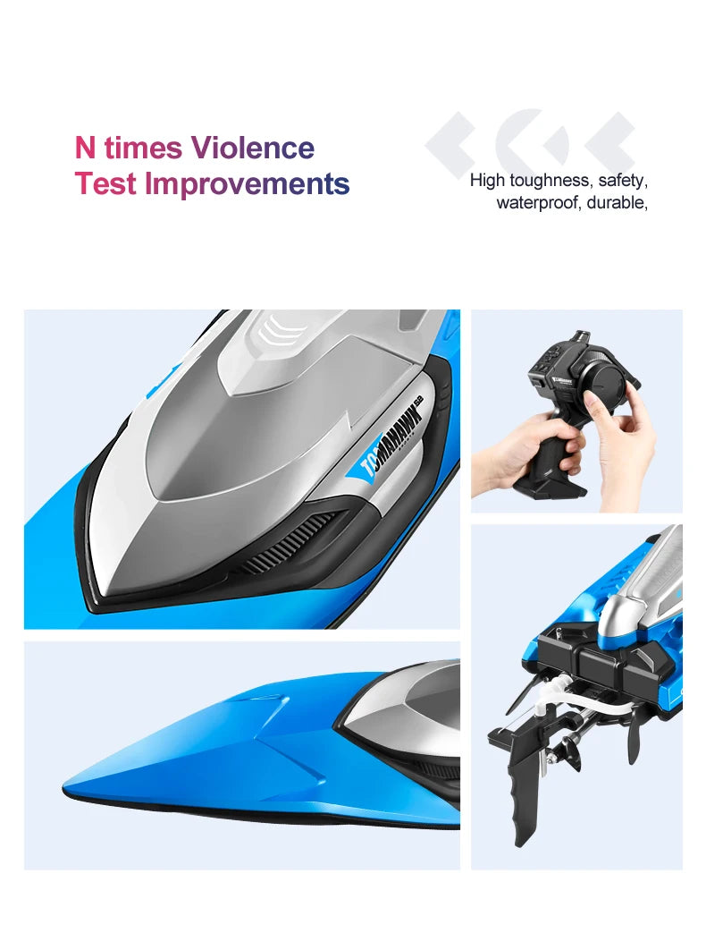 S2 Super Large High-speed Remote Controlled Boat 50KM/H High Horsepower