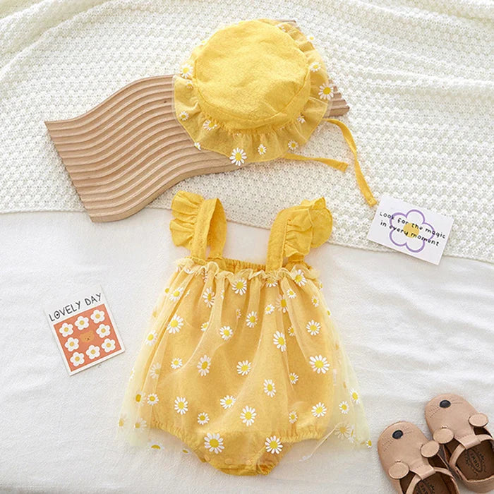 Miss Daisy Lace Romper Set