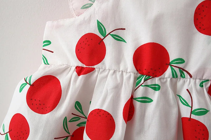 Baby Girl Dress Summer Princess Sundress Cotton Newborn Toddler Outfit