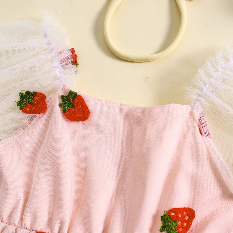 Nia Pudcoco Kids Summer Outfit - With  Headband