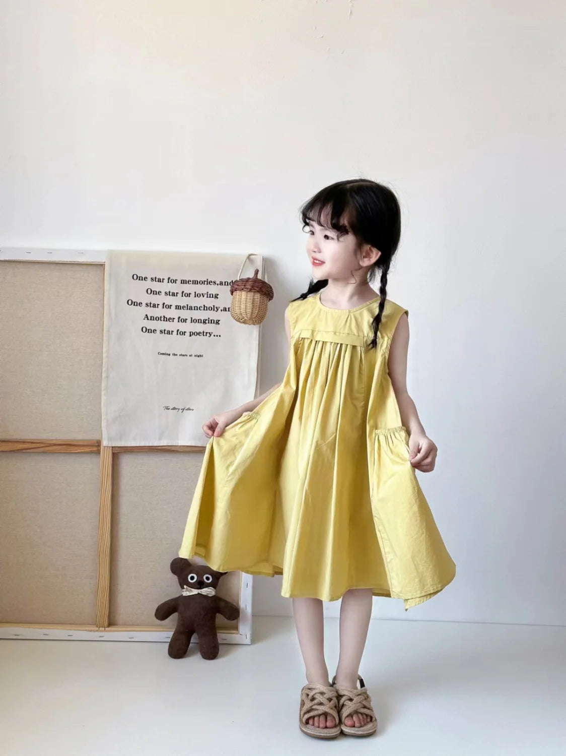 Girls Party Dresses Spring New Childrens Fashionable Long-sleeved Princess Dress Autumn Girl Casual Dresses 2 4 5 7 10 Years Old