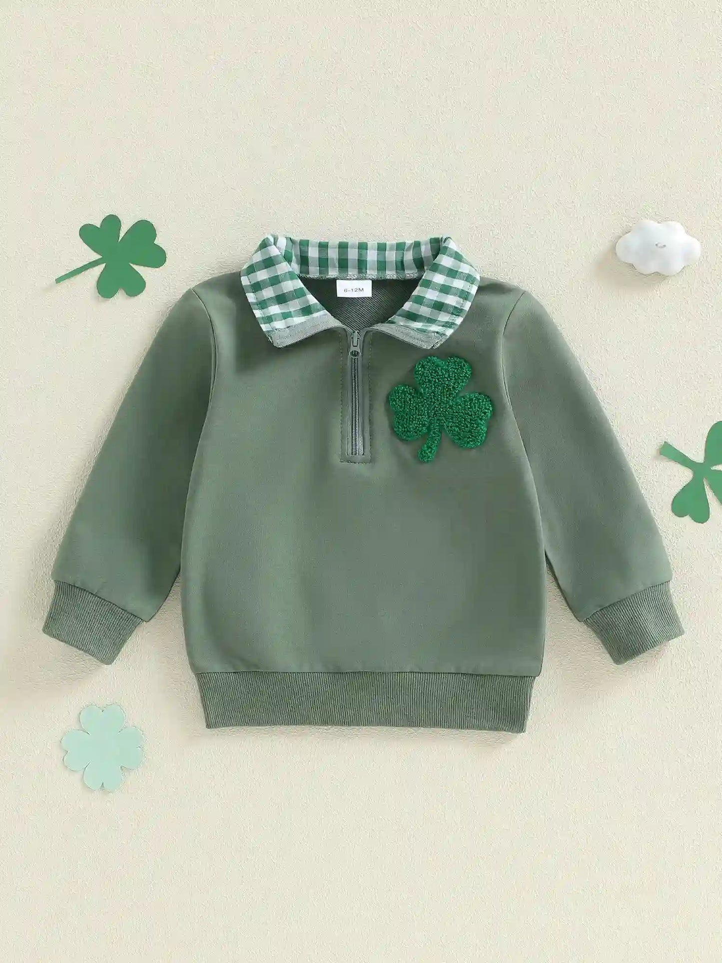 Iris Adorable Ruffle Sleeve Matching Headband Sweater