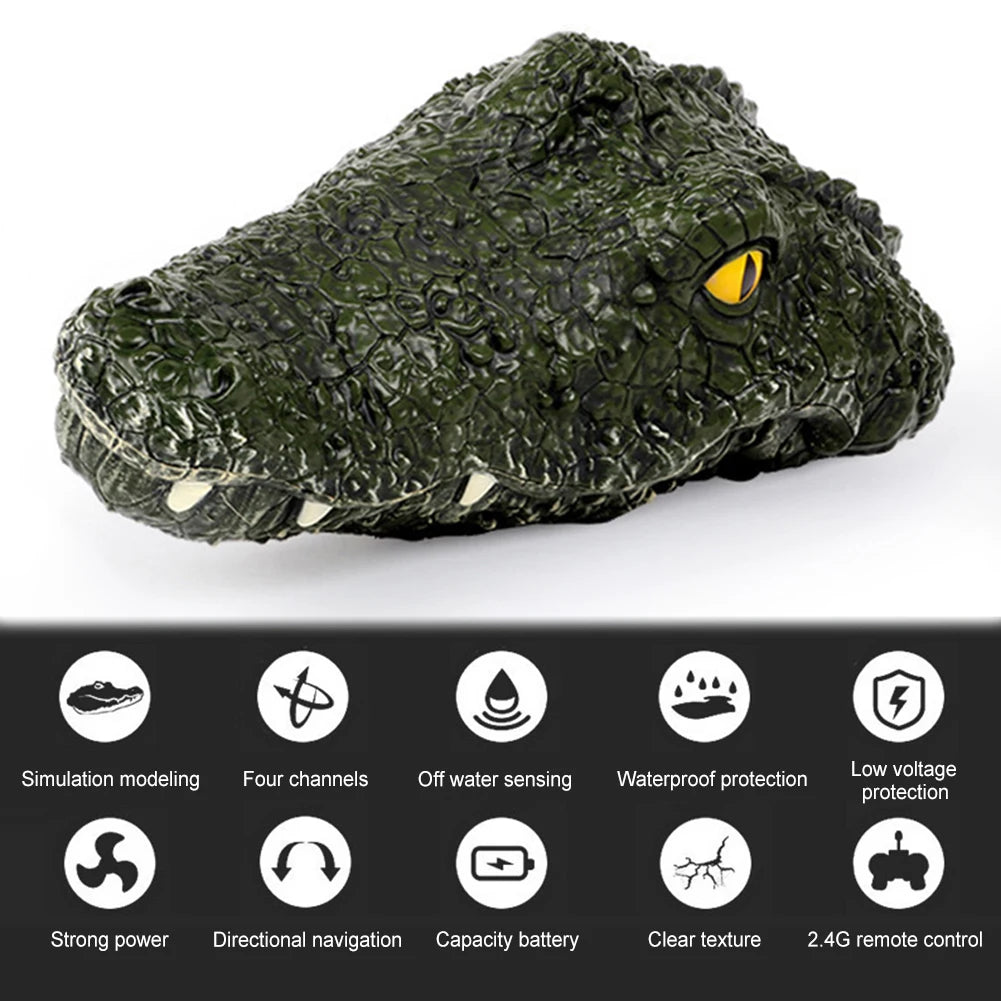 Remote Control Alligator Head 2.4GHz Remote Control Electric Racing Boat