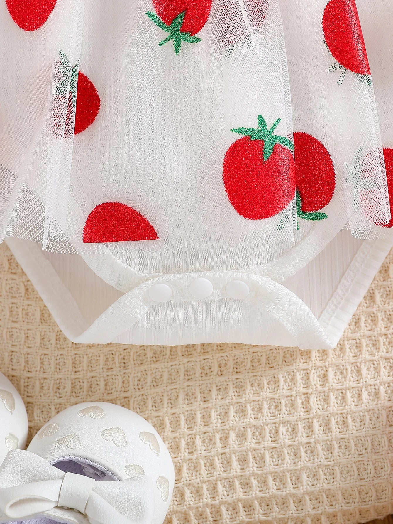 Zaila Baby Girl Autumn Skirt with Strawberry Print