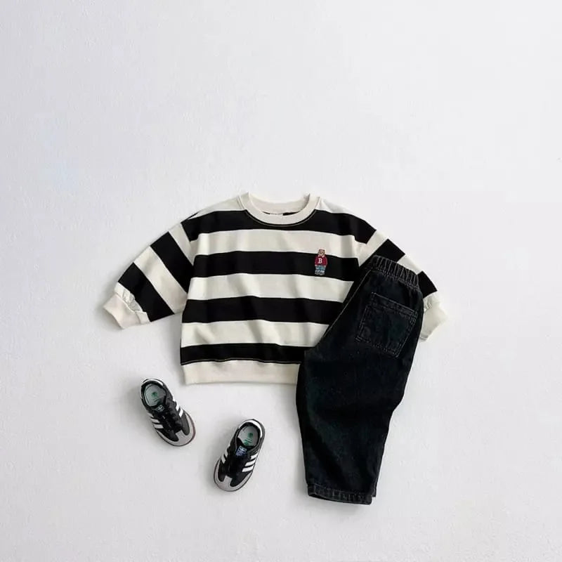 Enrrique New Baby Boy Long Sleeve Striped Sweater