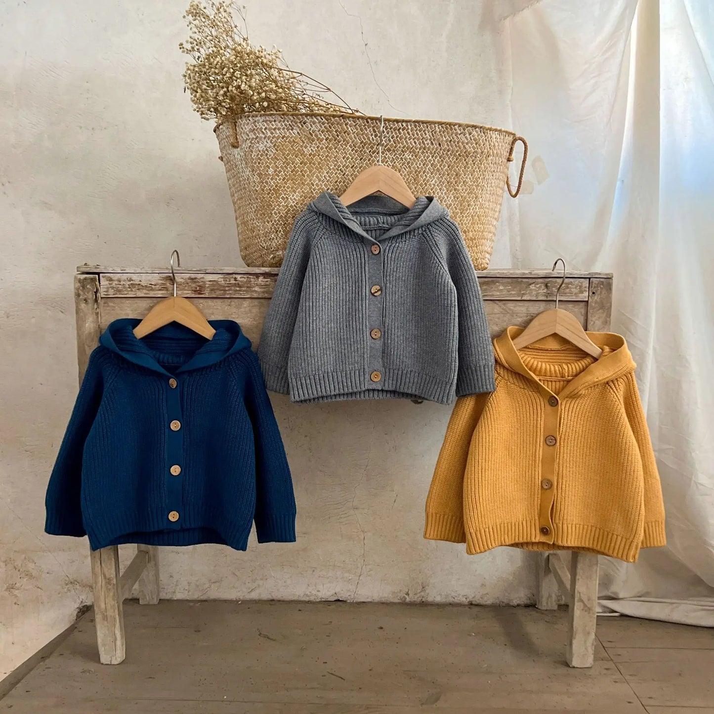 Tonny Autumn Babys Boys Cotton Solid Sweater