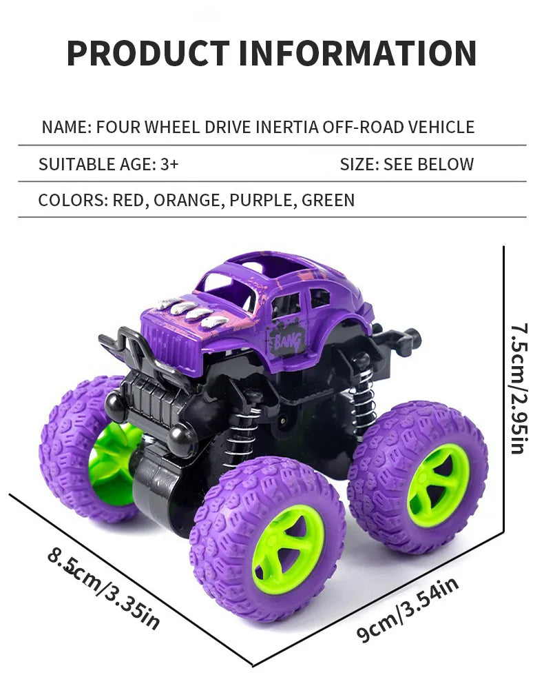 4PCS/2PCS/1PC Inertial off-road vehicle toys - suitable for Halloween, Christmas
