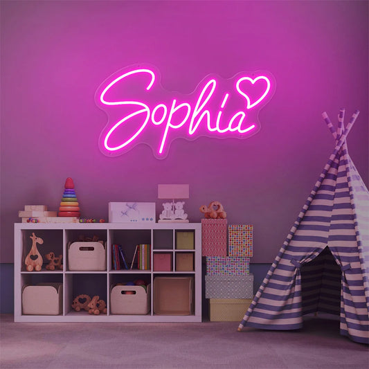 Custom Neon Sign Led Name Light for Kids Name Custom Signs Teenage