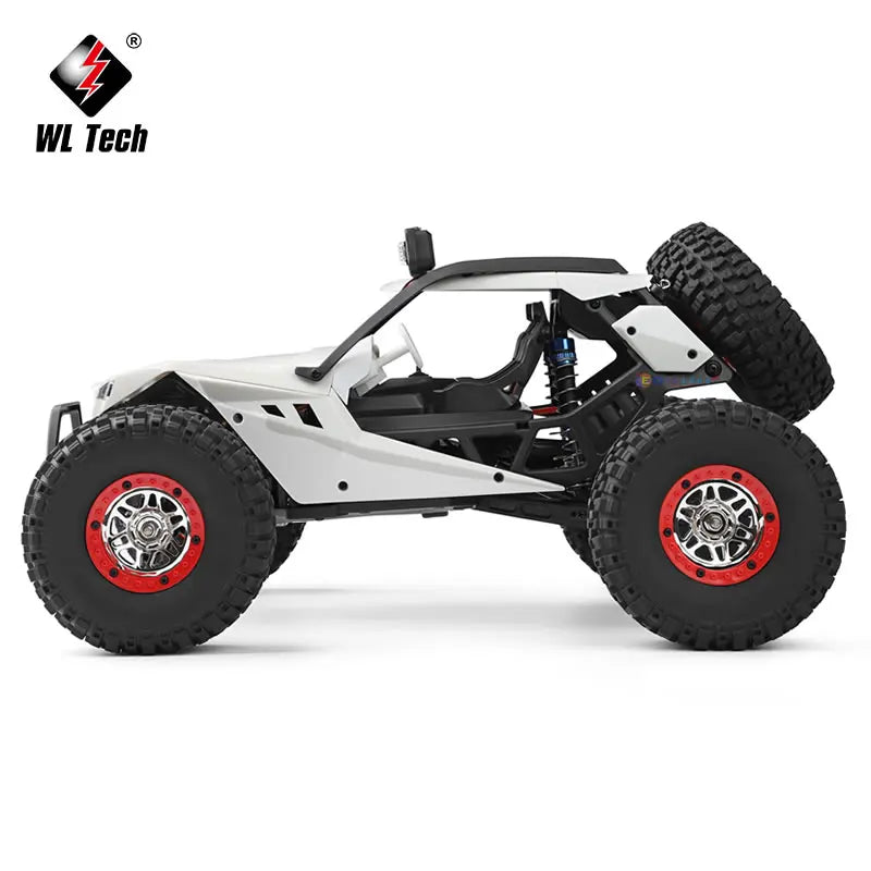 New WL 12429 WLtoys 1:12 4WD RC Racing Car High Speed Off-Road LED Remote Control Alloy Crawler Truck Light Buggy Toy Kids Gift