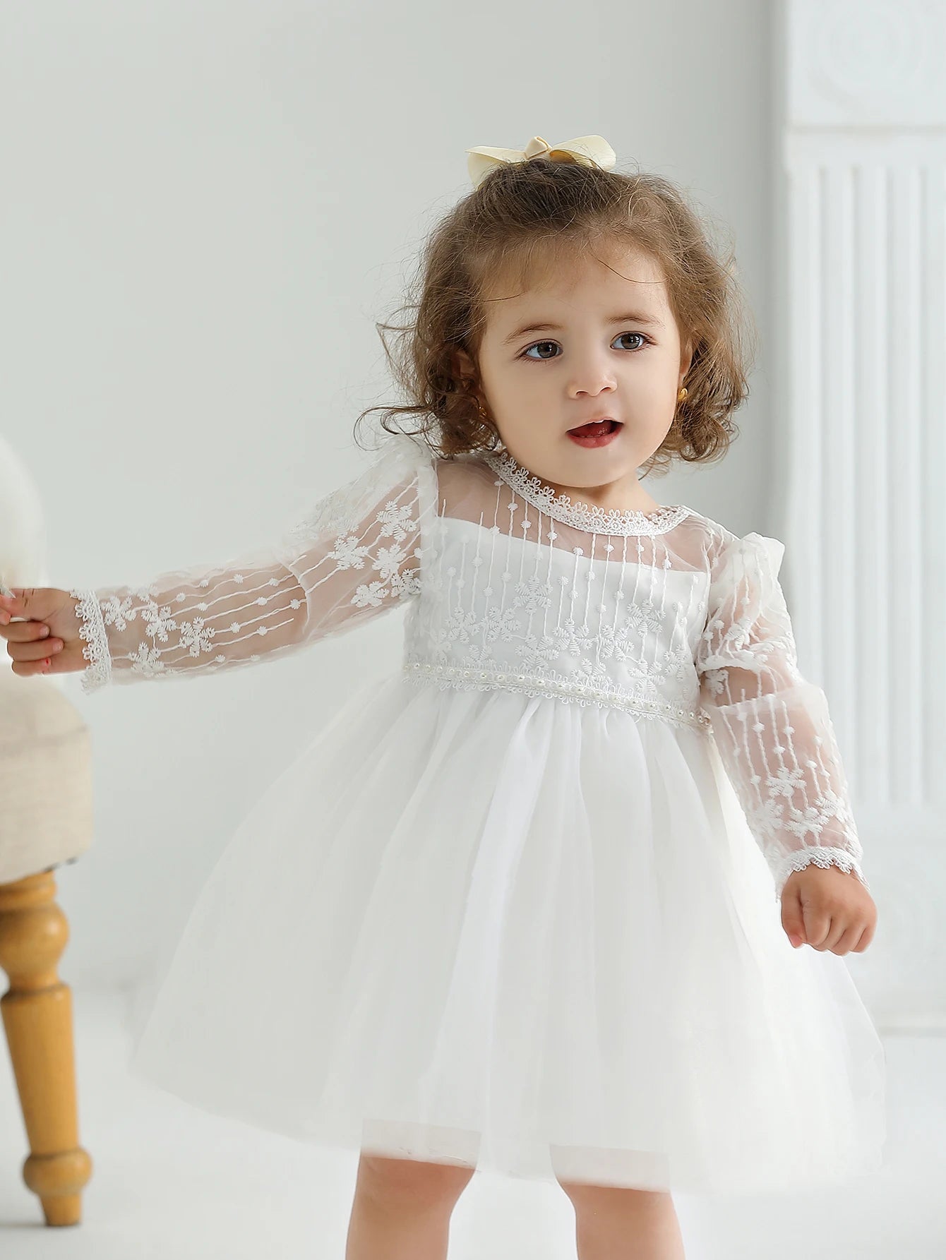 Dress Baby Girls Party Birthday Wedding Princess  Dress