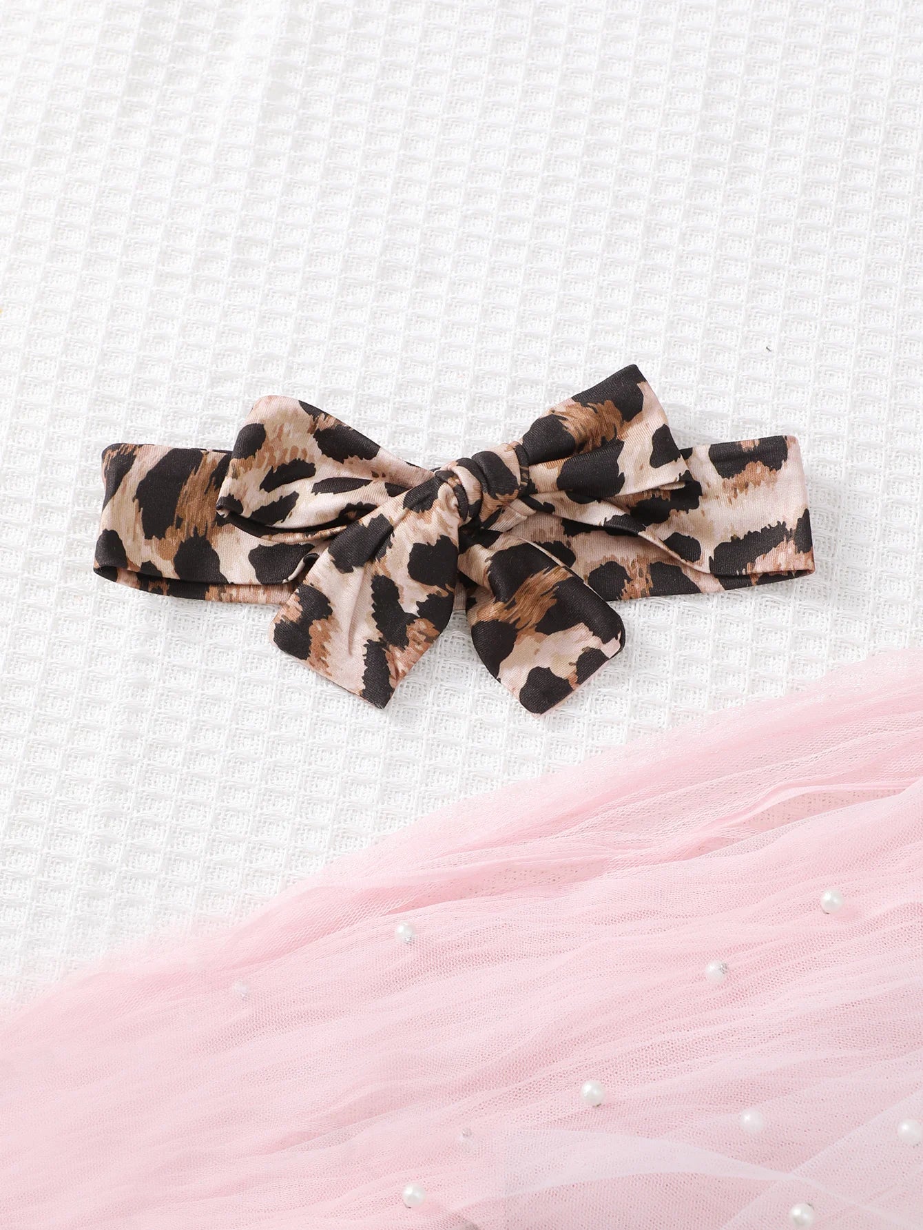 Kiarra Cute Baby Girls Summer Leopard Print Dress