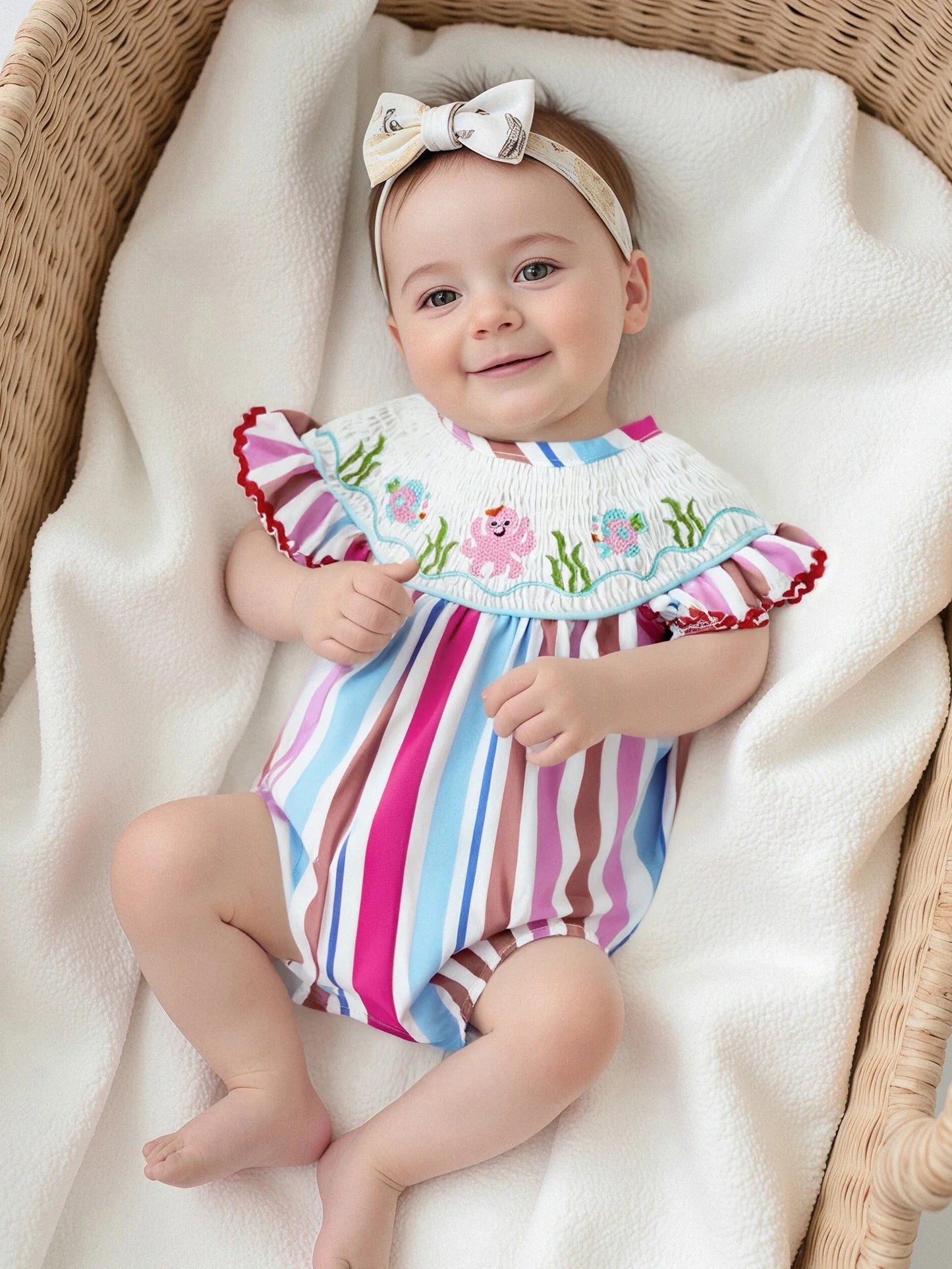 Stripe Summer Day Romper
