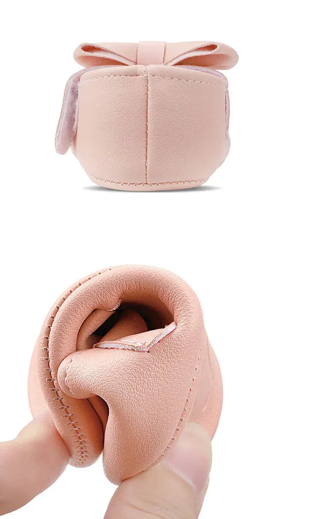 Baby Shoes Classic Dress Cute Bow-knot Heart Anti-slip Soft Sole