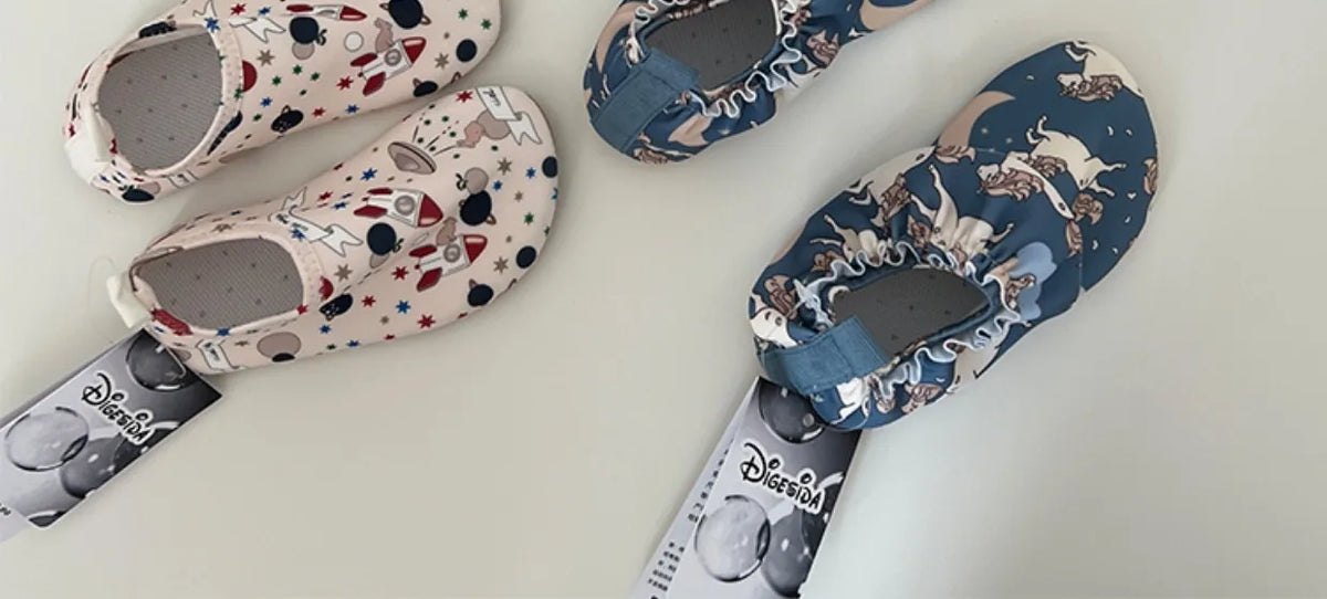 New Baby Boy Girl Beach Shoes KS Children Print Water Sports Sneakers Swimming Aqua Barefoot Shoes Kids Indoor Outdoor Slippers