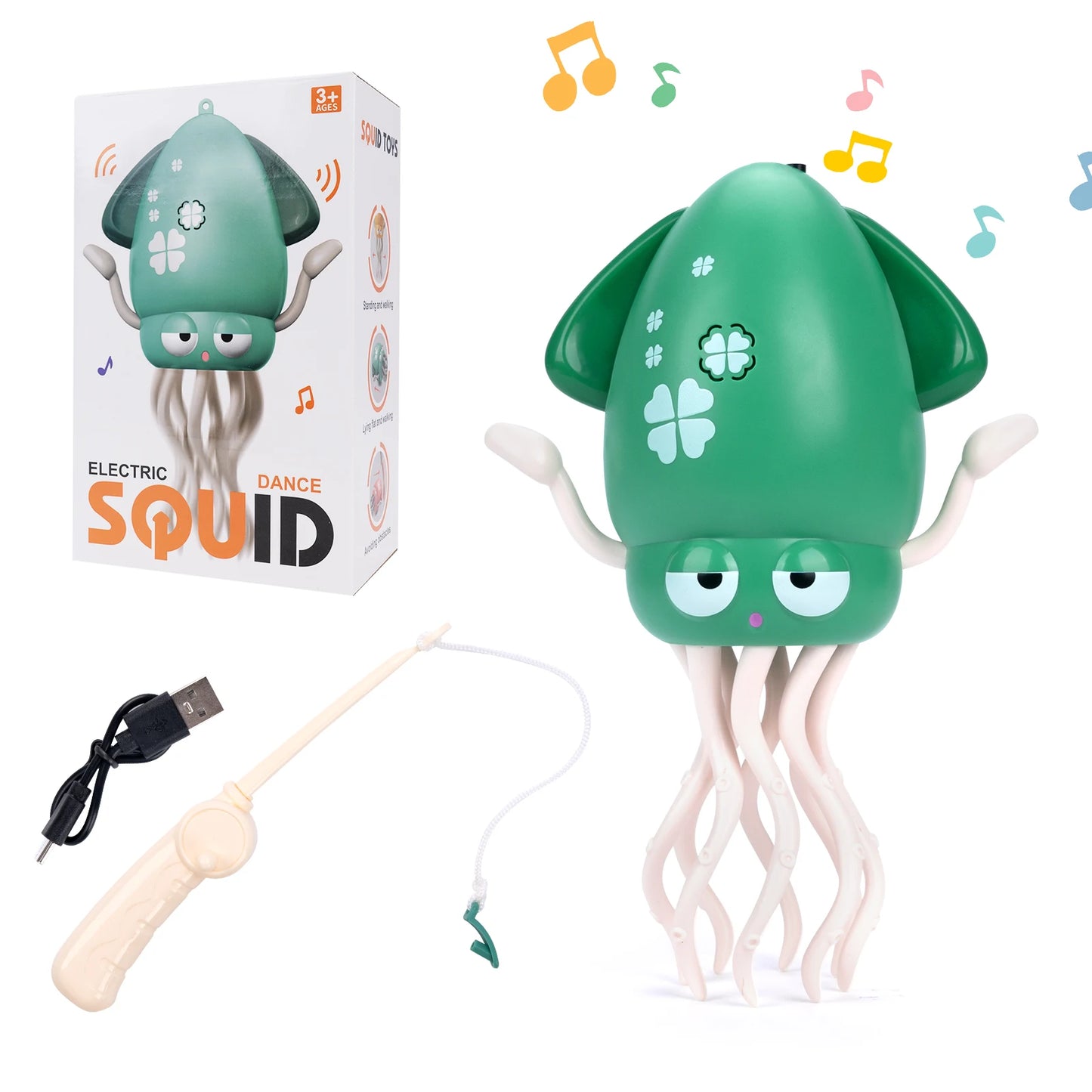 Kids Electronic Pet Toys Musical Penguin Dancing Duck & Octopus