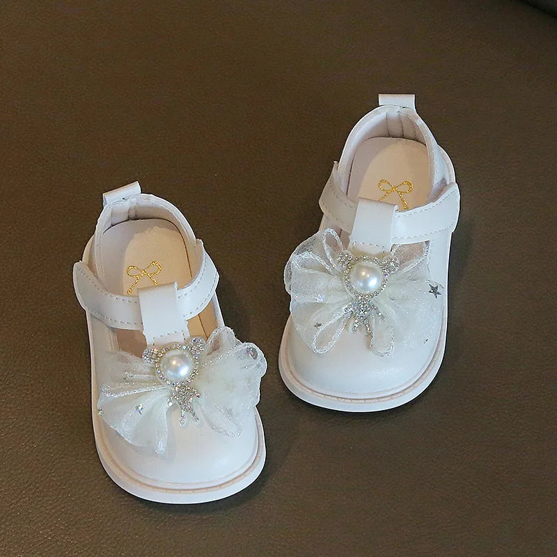 Baby Girls Shoes PU Toddler Princess Dress Shoes