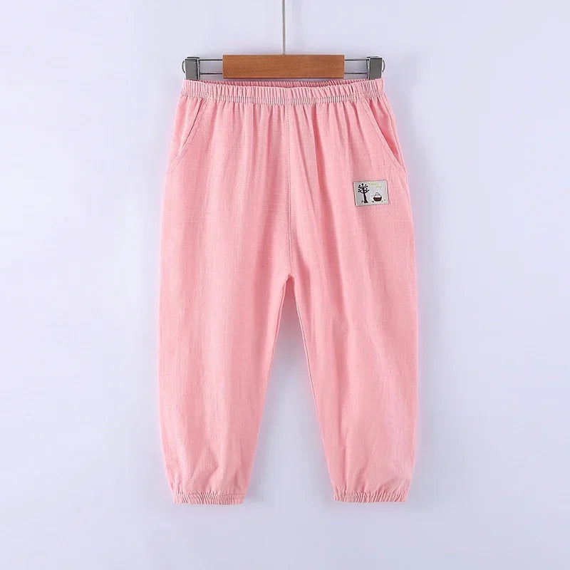Gabriel Cotton Linen Elastic Waist Solid Color Summer Pants - GuGuTon baby store - Baby Fashion - Toddlers Outfits - Babies Outfits - Toddler Clothes - Kids Clothing - Newborn Clothes - Newborn Wear - Kids Wear - Trending Clothes - Trending Outfits - Fall Fashion - Winter Fashion - Girls Clothes - Boys Clothes - Babies Wear - Kids Accessories - KidsWear - Summer Clothes - Summer Fashion - Summer Trend - Falls Sweaters - Tops - Bottom - Jeans - Blouse - Dresses - Newborn Dresses - Toys
