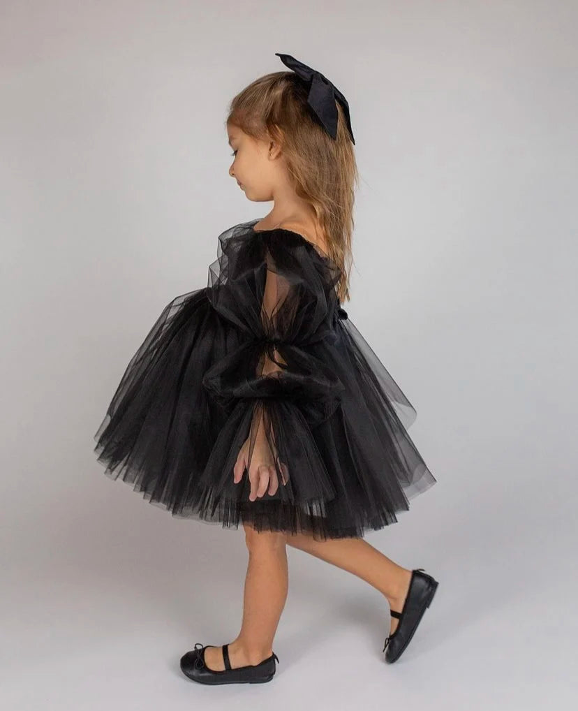 New Born Baby Girls Birthday Dress for Toddlers White Wedding Party Gown