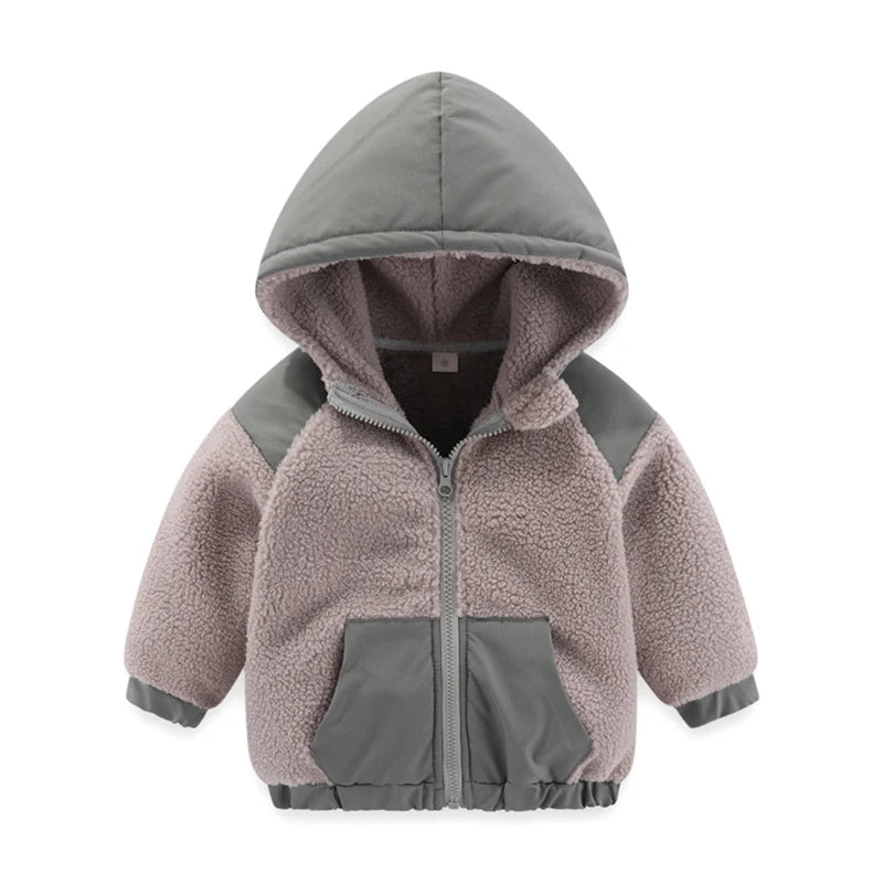 Saul Zipper Hooded Children Outerwear Sweater