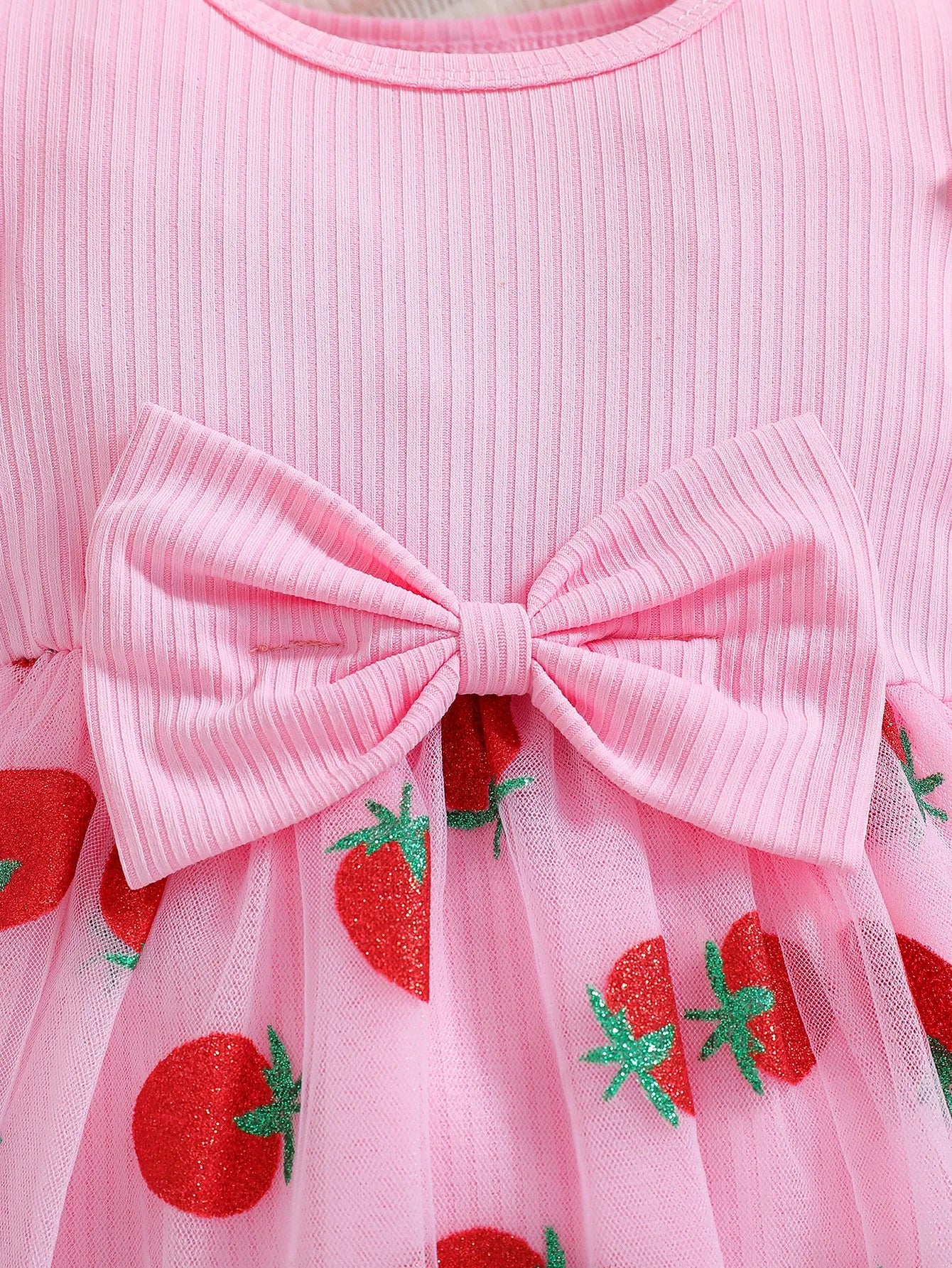 Zaila Baby Girl Autumn Skirt with Strawberry Print