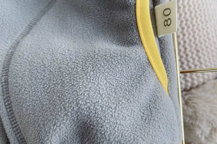 Caden Polar fleece cardigan jacket Winter Kids Warm Hooded