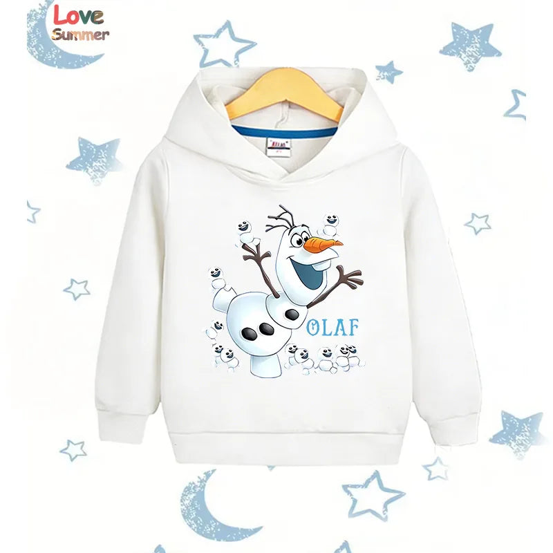 Frozen Olaf Hoodie Sweatpants Set Children Pullover Pants