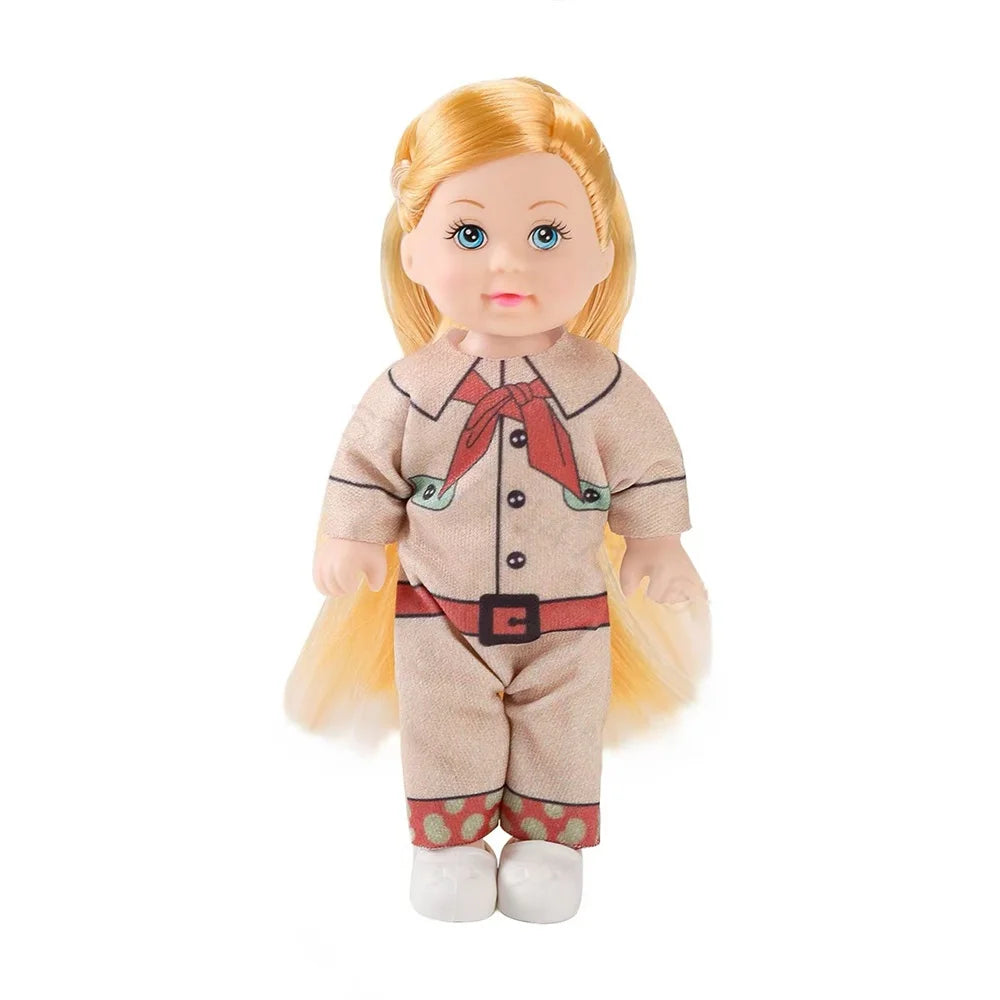 Multi style set with optional mini baby palm dolls, girl player toys, gifts