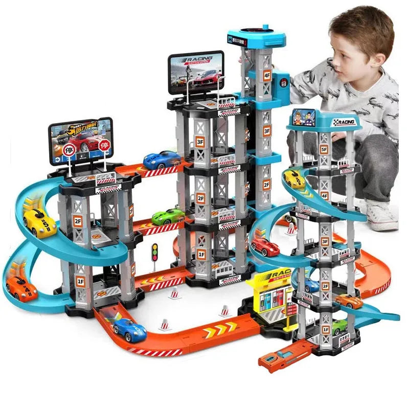 Race Track Car Ramp Toy Educational Game For Boys