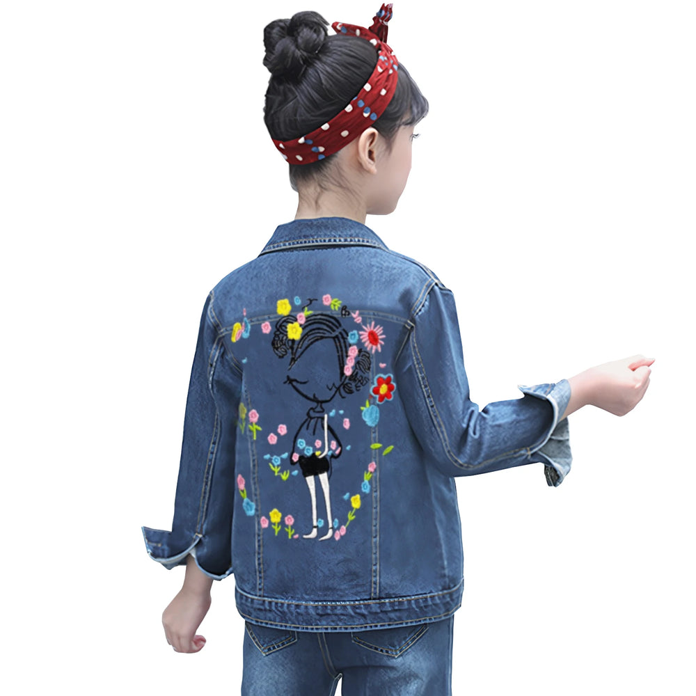 Liliana Infant Girls Babies Jacket Embroidered Casual