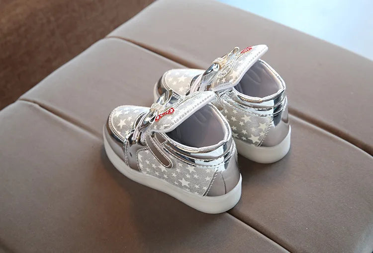 Lyra Kids Light Up Sneakers - Luminous Board Shoes for Spring