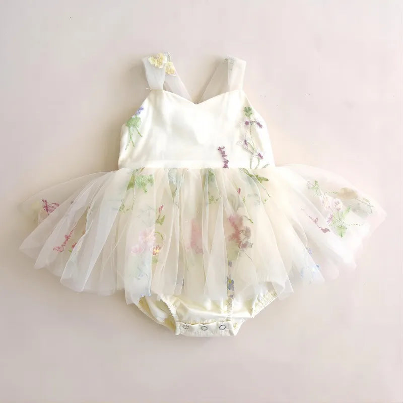 Luna Baby Girl Princess Flower Sling Romper Embroidery - GuGuTon baby store - Baby Fashion - Toddlers Outfits - Babies Outfits - Toddler Clothes - Kids Clothing - Newborn Clothes - Newborn Wear - Kids Wear - Trending Clothes - Trending Outfits - Fall Fashion - Winter Fashion - Girls Clothes - Boys Clothes - Babies Wear - Kids Accessories - KidsWear - Summer Clothes - Summer Fashion - Summer Trend - Falls Sweaters - Tops - Bottom - Jeans - Blouse - Dresses - Newborn Dresses - Toys