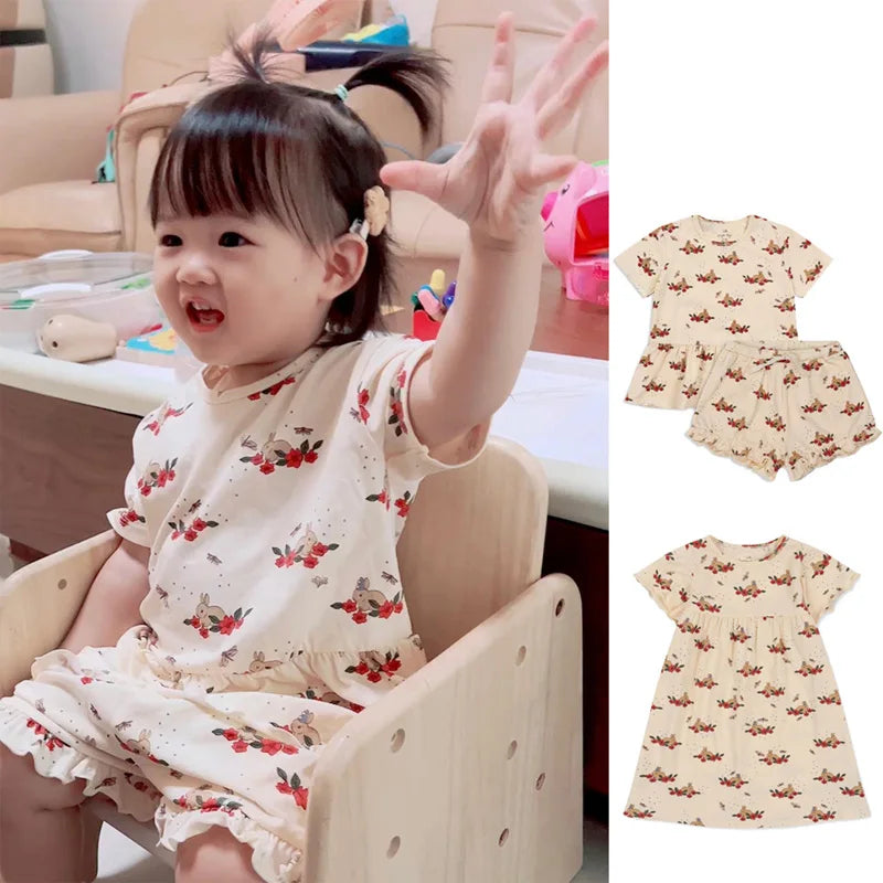 Nora Summer Fashion Casual Baby Girl Princess Dress Children's