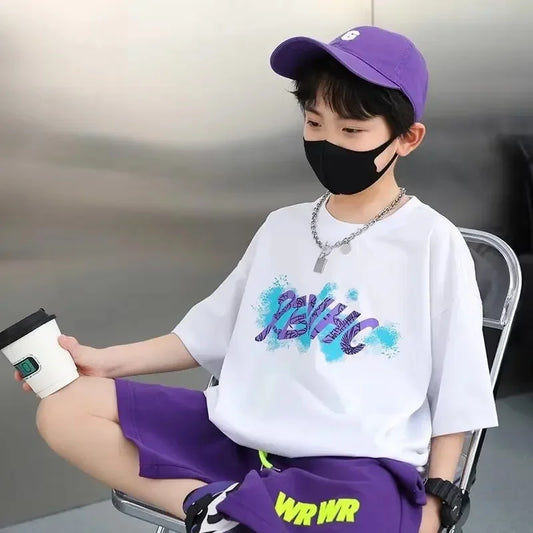Moises Cotton Fashion Street Cartoon Tees