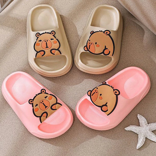 Children Slippers Cute Capybara Home Slippers