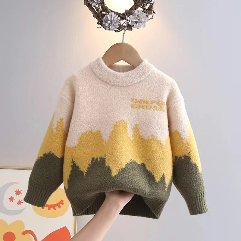 Pedro Foreign Style Knitwear Kids Sweater