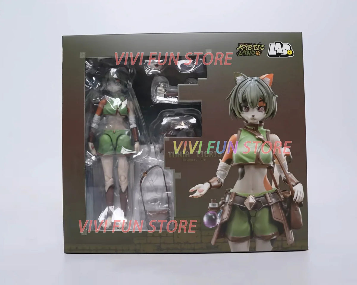 In Stock LADoTOYS ERA-002 TONIA TIGRIS HERBAL IST Ver. Model Toys Collectible 1/12 Cat Beautiful Girl MYSTIC LAND Furry Fandom