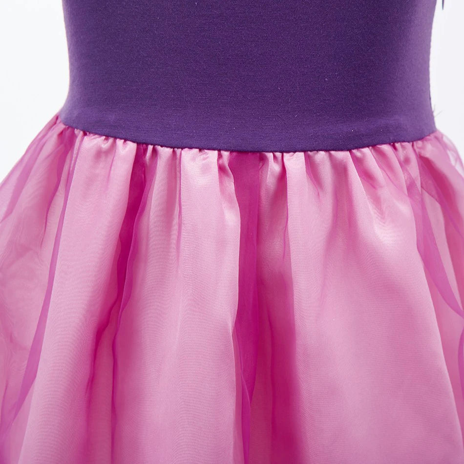 Girls Costume Children Cosplay Princess Dress Kids Halloween Birthday Pageant Party