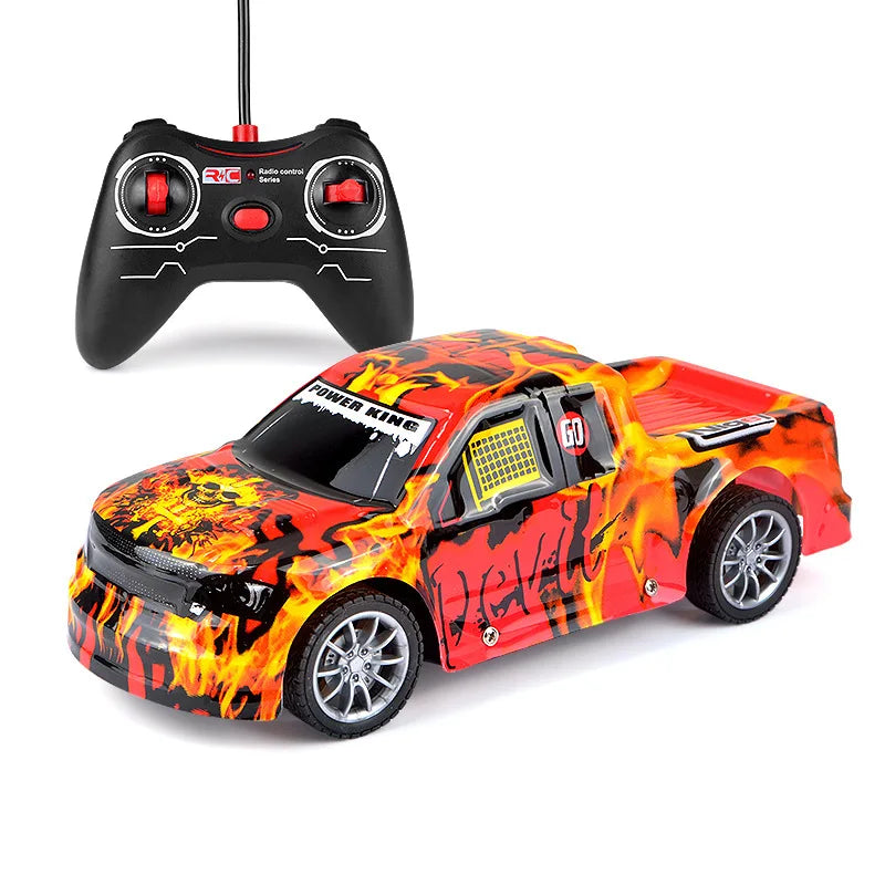 Children'S Remote Control Car, Electric Toy Car, Four-Way Wireless 1:18 Simulation Model, Racing Car, Gift Stall, Street Vendor