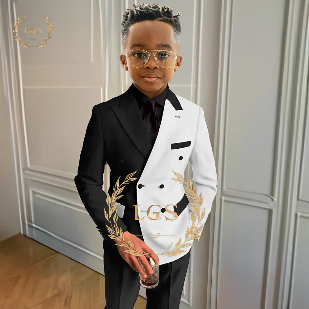 Hugo Boys Formal Elegant Suit 2 Piece Set (Jacket and Pants) Kids Wedding - GuGuTon baby store - Baby Fashion - Toddlers Outfits - Babies Outfits - Toddler Clothes - Kids Clothing - Newborn Clothes - Newborn Wear - Kids Wear - Trending Clothes - Trending Outfits - Fall Fashion - Winter Fashion - Girls Clothes - Boys Clothes - Babies Wear - Kids Accessories - KidsWear - Summer Clothes - Summer Fashion - Summer Trend - Falls Sweaters - Tops - Bottom - Jeans - Blouse - Dresses - Newborn Dresses - Toys