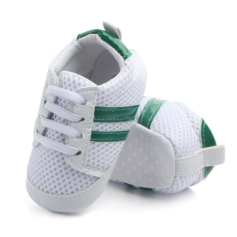 Baby Shoes Newborn Boys Sneaker Girls Two Striped First - GuGuTon