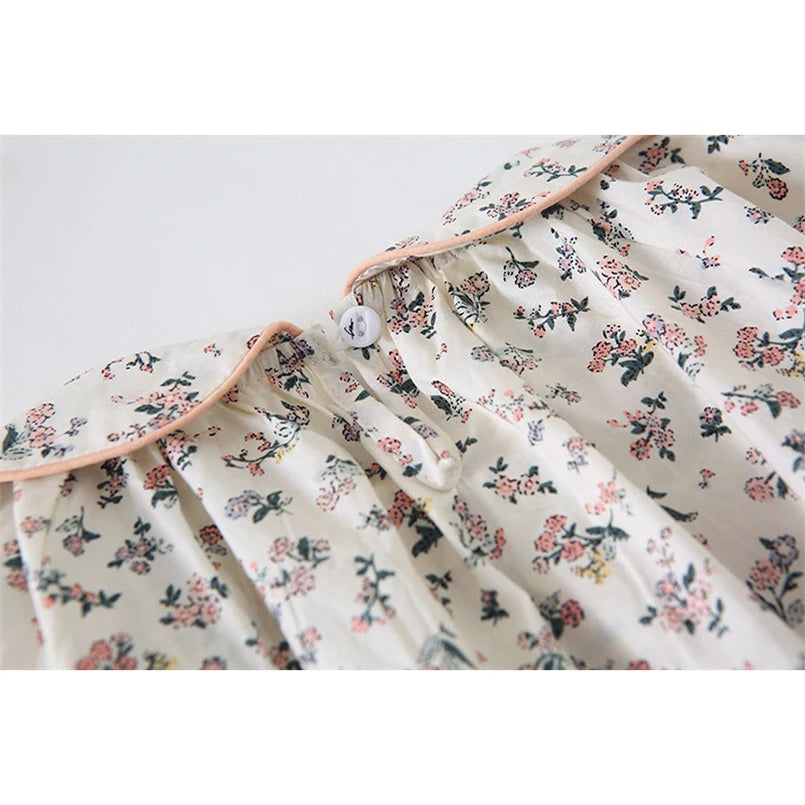 Olivia Long Sleeve Petal Collar Toddler Tops